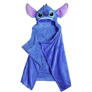 Disney Lilo & Stitch Stitch Hooded Wearable‎ Blanket 30X50 Inches NEW WITH TAGS